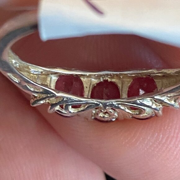 Ring Size 6.75 Sterling Silver 925 Women Semi-Precious Stone - Picture 7 of 10